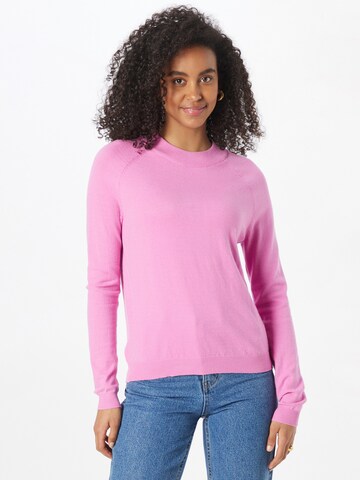 VERO MODA Pullover 'HAPPINESS' in Lila: Vorderseite