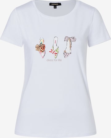 T-shirt MORE & MORE en blanc : devant