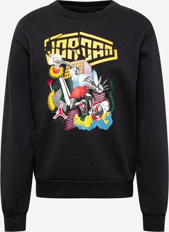 Jordan Sweatshirt in Zwart: voorkant