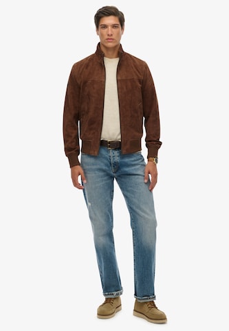 Veste mi-saison Superdry en marron