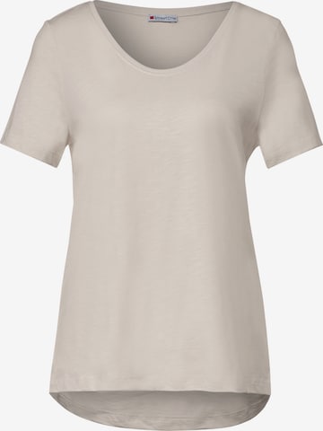 T-shirt 'Gerda' STREET ONE en beige : devant