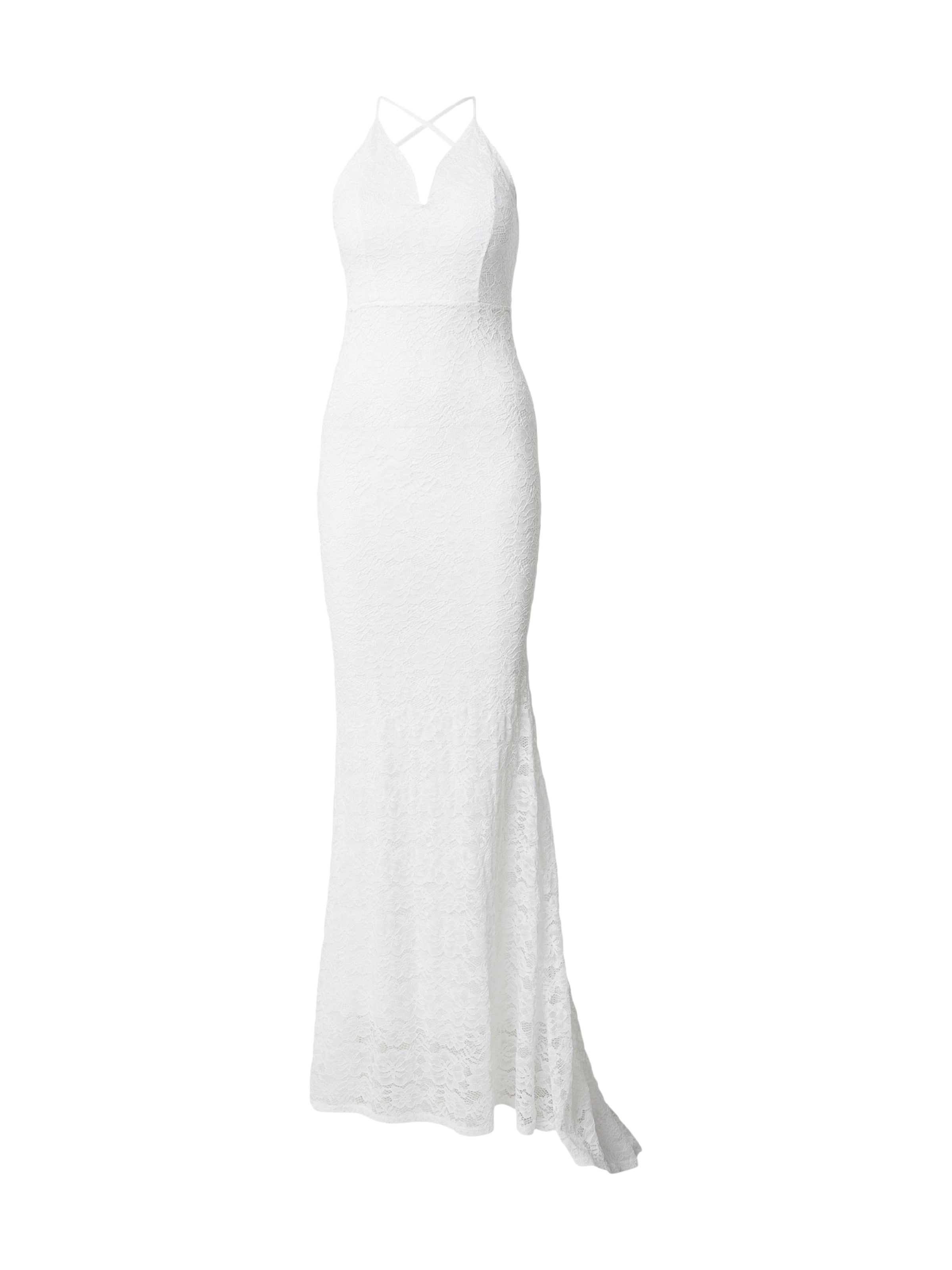 WAL G. Robe de soirée 'AVA' en blanc, Vue avec produit