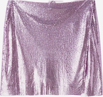 Bershka Skirt in Purple: front