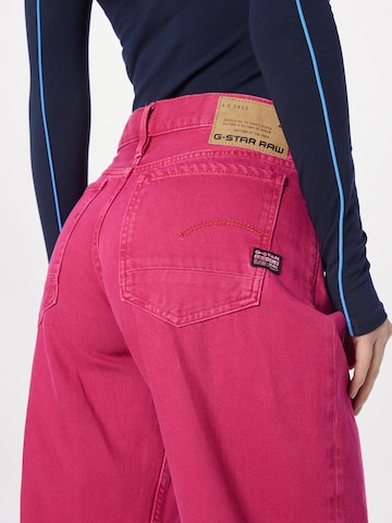 G-Star RAW Wide leg Jeans 'Judee' in Roze