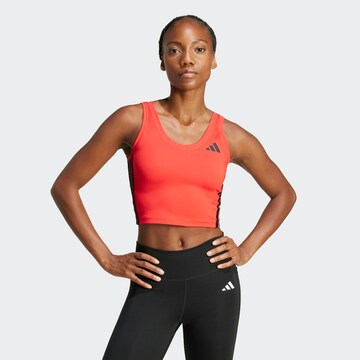 ADIDAS PERFORMANCE - Top deportivo en rojo: frente