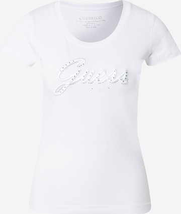 GUESS Футболка в Белый: спереди