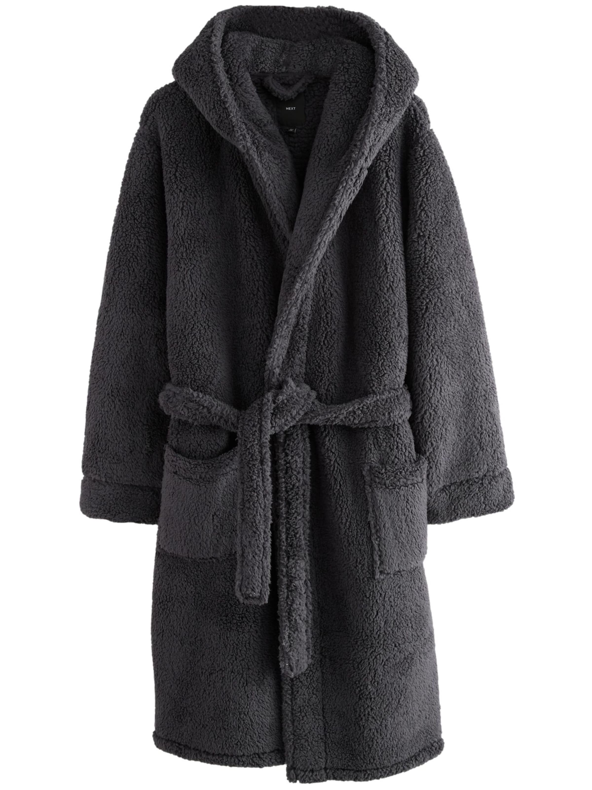 Next Μπουρνούζι κοντό σε γκρι: μπροστά