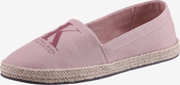 Calvin Klein Jeans Espadrilles in Pink: front