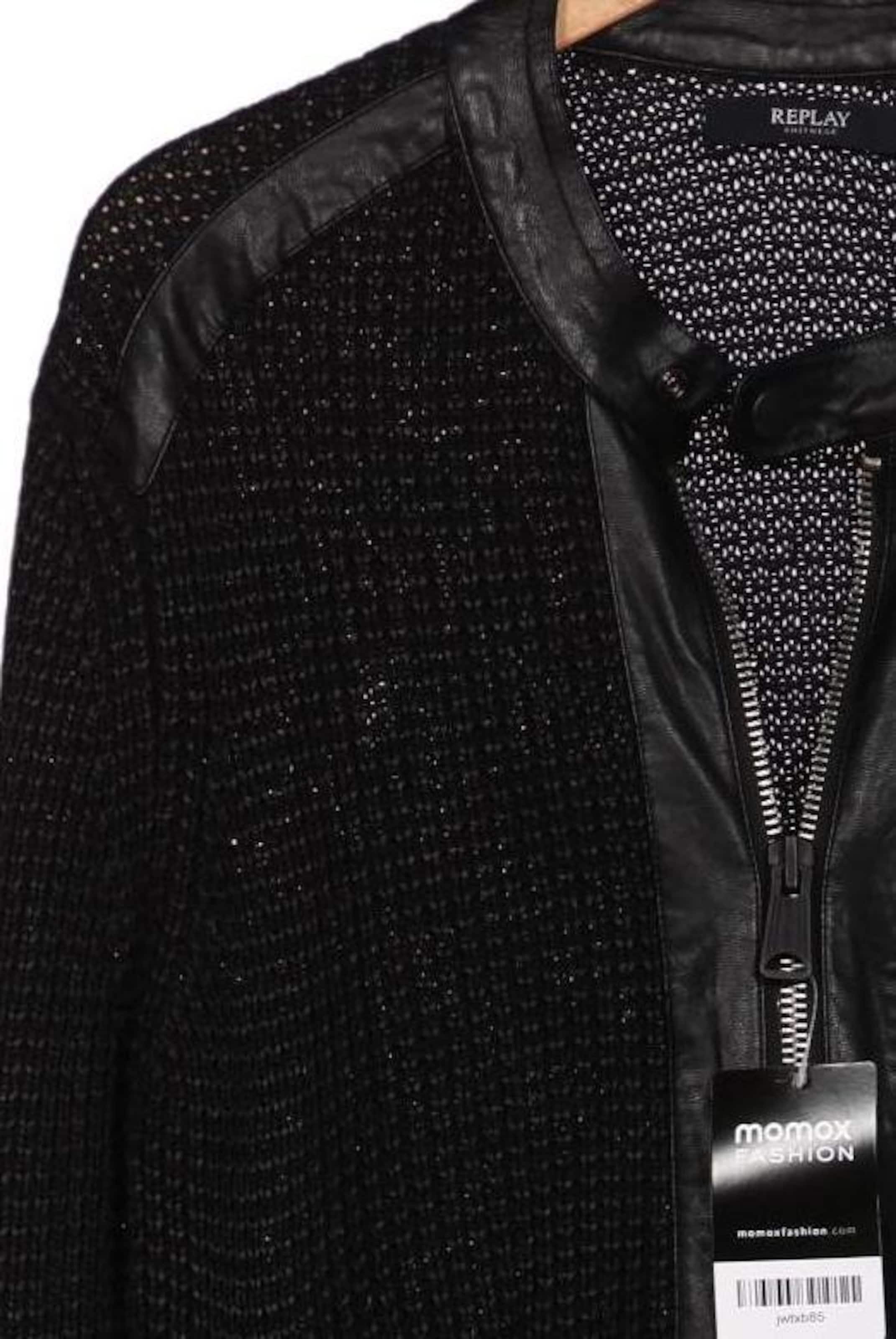 REPLAY Jacket & Coat in M in Black