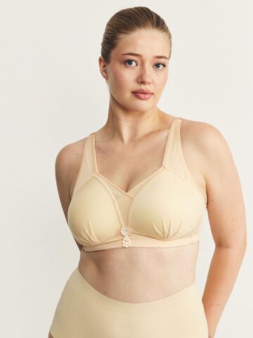 Bustier Soutien-gorge C&City en beige : devant