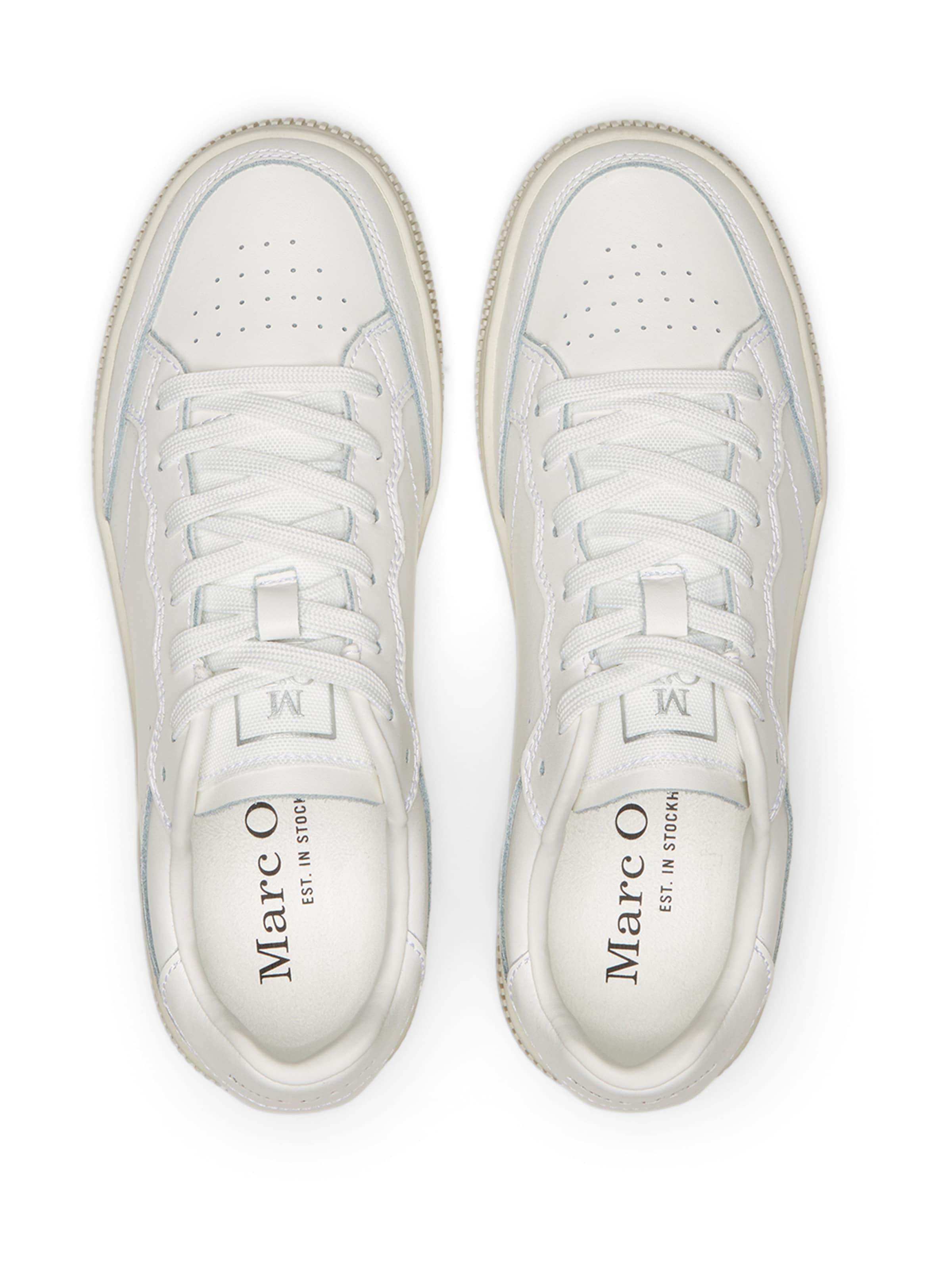 Marc O'Polo Ниски маратонки в бяло