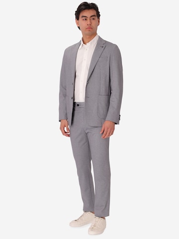 Distretto12 Regular fit Business-colbert 'Prezzemolo' in Blauw
