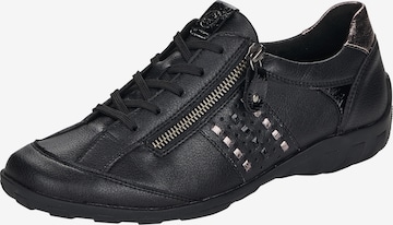 REMONTE Platform trainers in Black: front