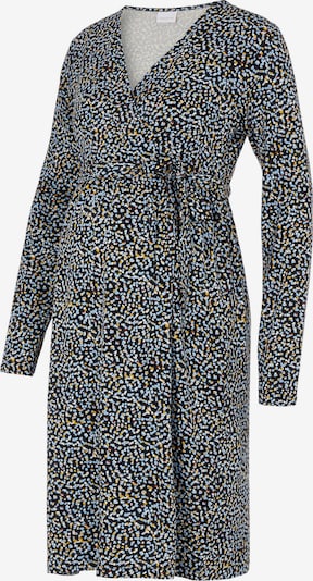 MAMALICIOUS Kleid 'Tess' in hellblau / braun / schwarz / weiß, Produktansicht
