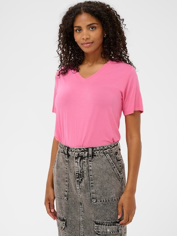 Kaffe Tričko 'KAFida' – pink: přední strana