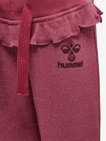 Effilé Pantalon 'Sally' Hummel en rouge