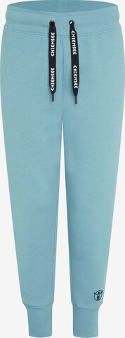 CHIEMSEE Tapered Pants in Blue: front