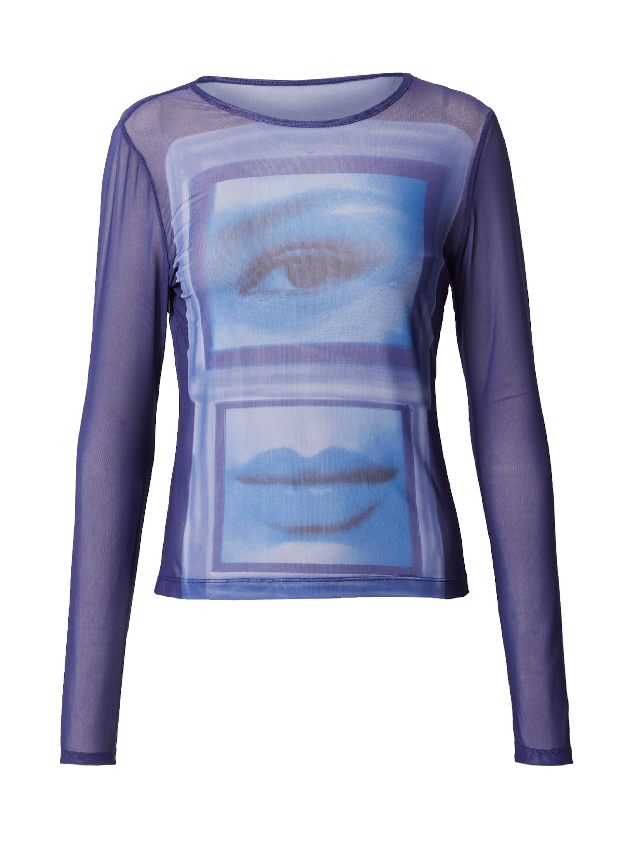 Bella x ABOUT YOU Tričko - modrá / tmavě modrá / bílá, Produkt