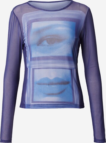 Bella x ABOUT YOU T-Shirt in Blau: predná strana