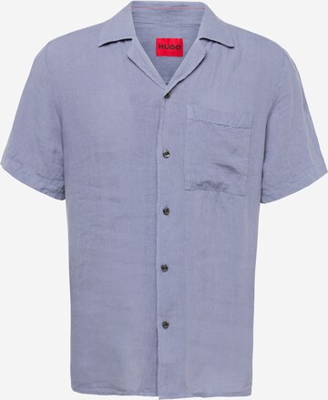 HUGO - Camisa 'Ellino' em azul: frente