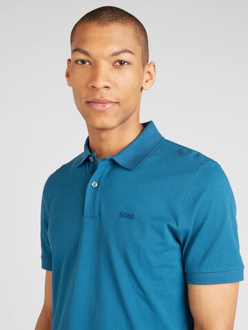 BOSS Poloshirt 'Pallas' in Blau