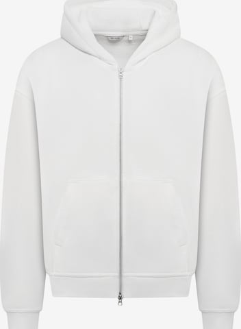 Daily Cotton Sweatjacke 'DCBEND' in Weiß: Vorderseite
