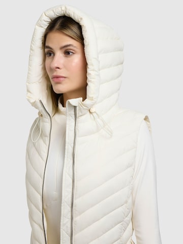 Gilet 'Demie' di khujo in bianco