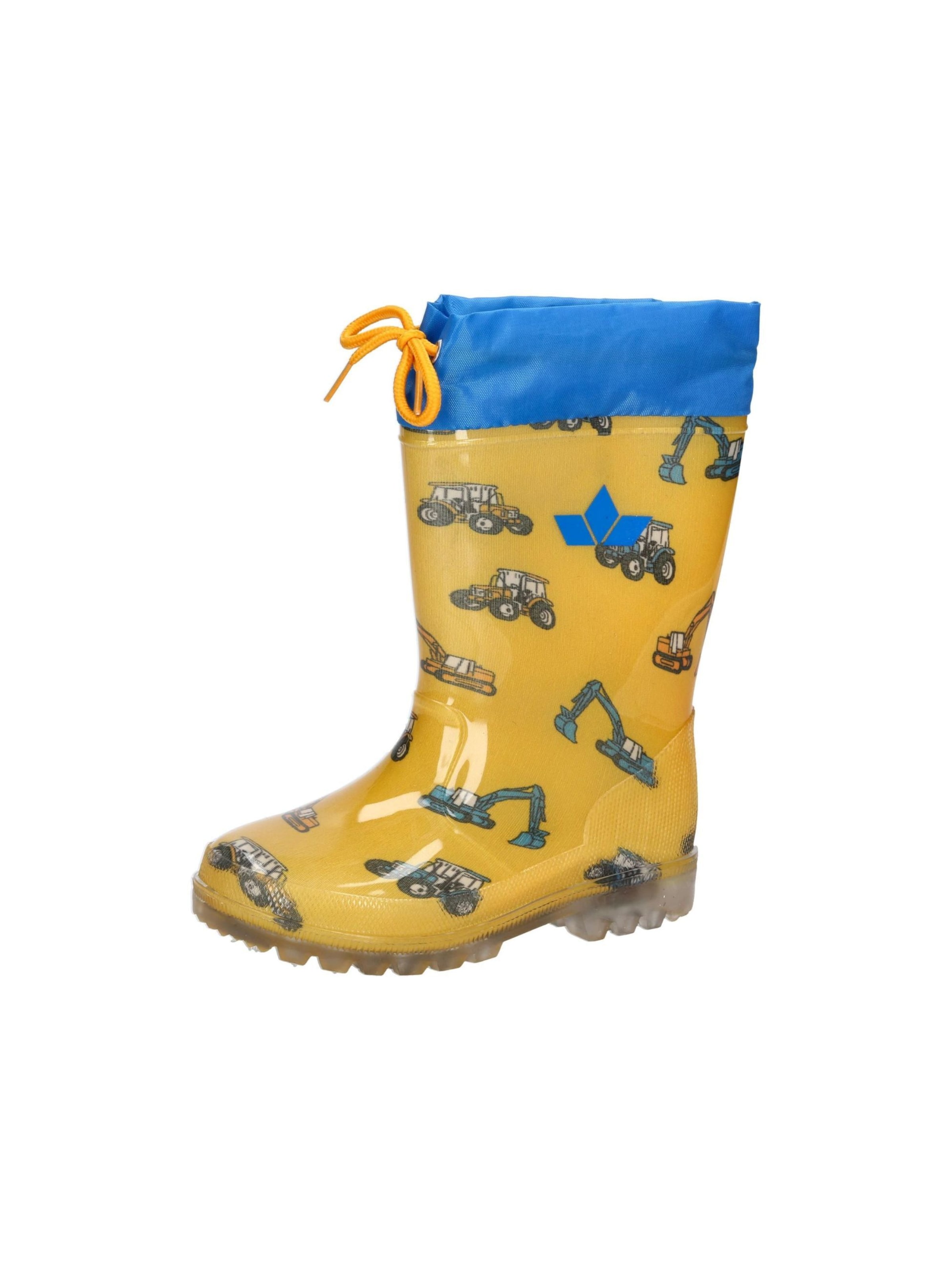 LICO Gummistiefel 'Power Blinky' in Gelb: Vorderseite