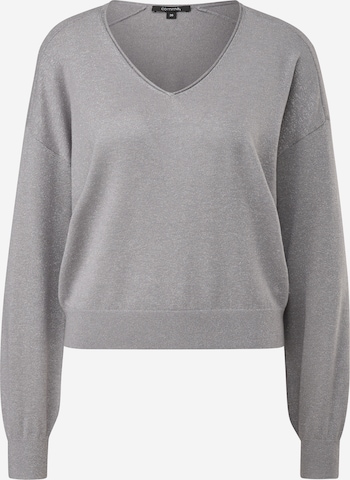 Pull-over COMMA en gris : devant