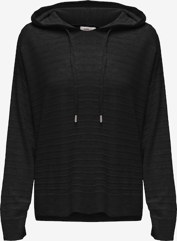 Pull-over 'Cata' ONLY en noir : devant