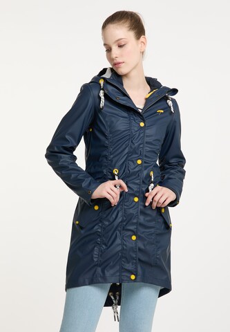 Schmuddelwedda Tussenparka in Blauw: voorkant