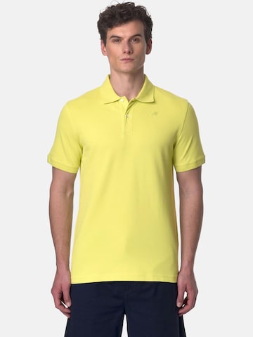 K-Way - Camiseta 'K-WAY AMEDEE PIQUE SLIM T-Shirt e Polo' en amarillo: frente