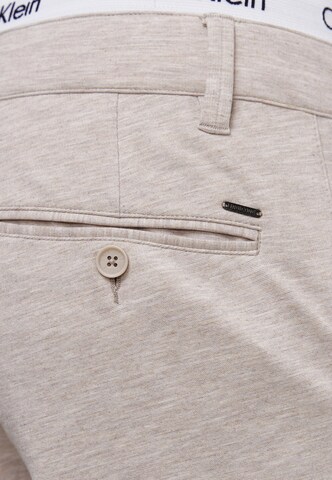 INDICODE JEANS Slim fit Trousers 'Rodekro' in Beige
