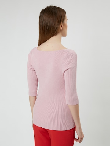 Influencer Pullover i pink