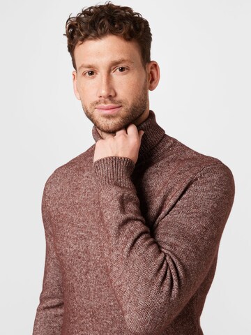 TOM TAILOR Sweater in Brown