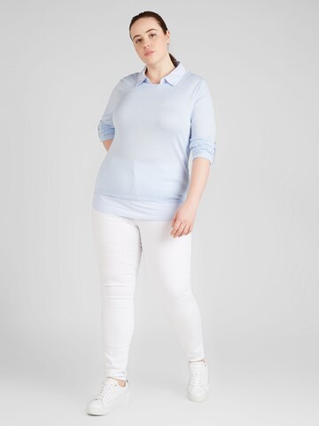 Z-One Shirt 'Li44nda' in Blau