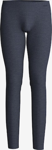 CALIDA Long Johns 'Wool & Silk' in Blue: front