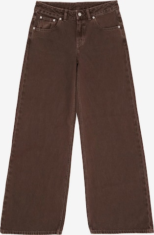 Dr. Denim Jeans 'Drdenimrhue Low Wide' in Lila: Vorderseite