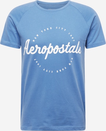 T-Shirt 'NEW YORK CITY' AÉROPOSTALE en bleu : devant