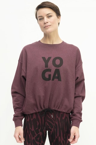 Kismet Yogastyle Athletic Sweatshirt 'Garuda' in Red: front