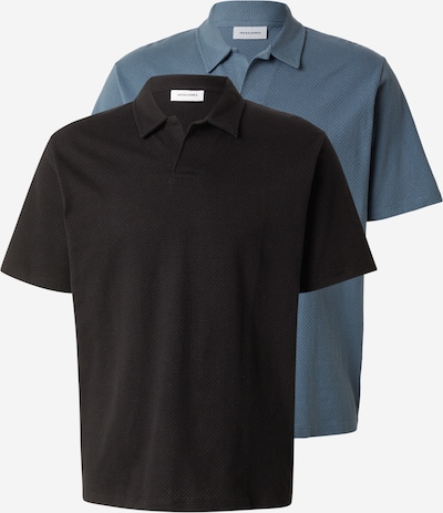 JACK & JONES Paita 'JJDEVIN DAYTONA' värissä safiiri / musta, Tuotenäkymä