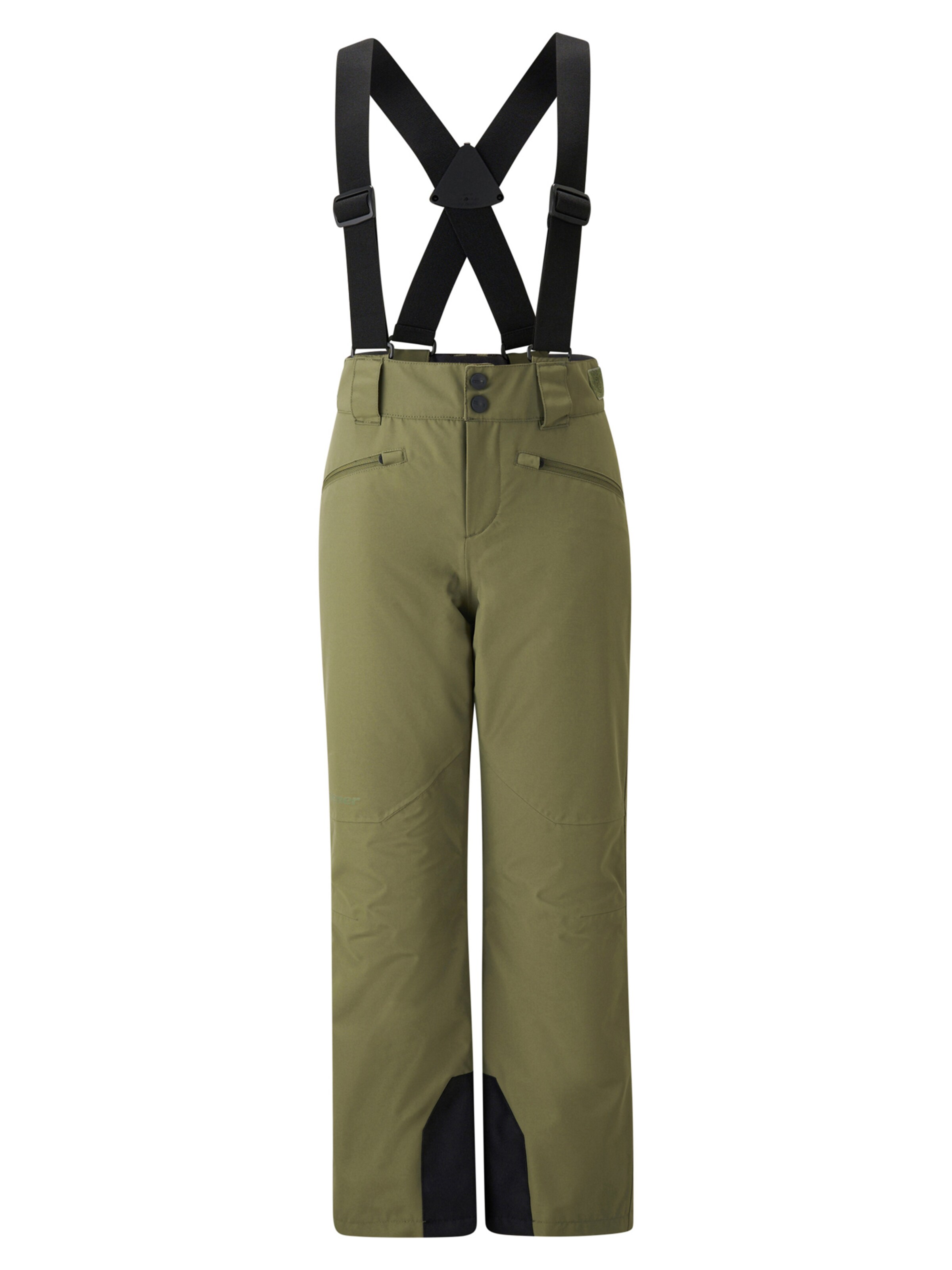 ZIENER Workout Pants 'Axi-Z' in Green: front