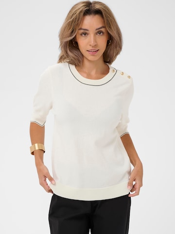 balta Cream Megztinis 'CRVillea': priekis