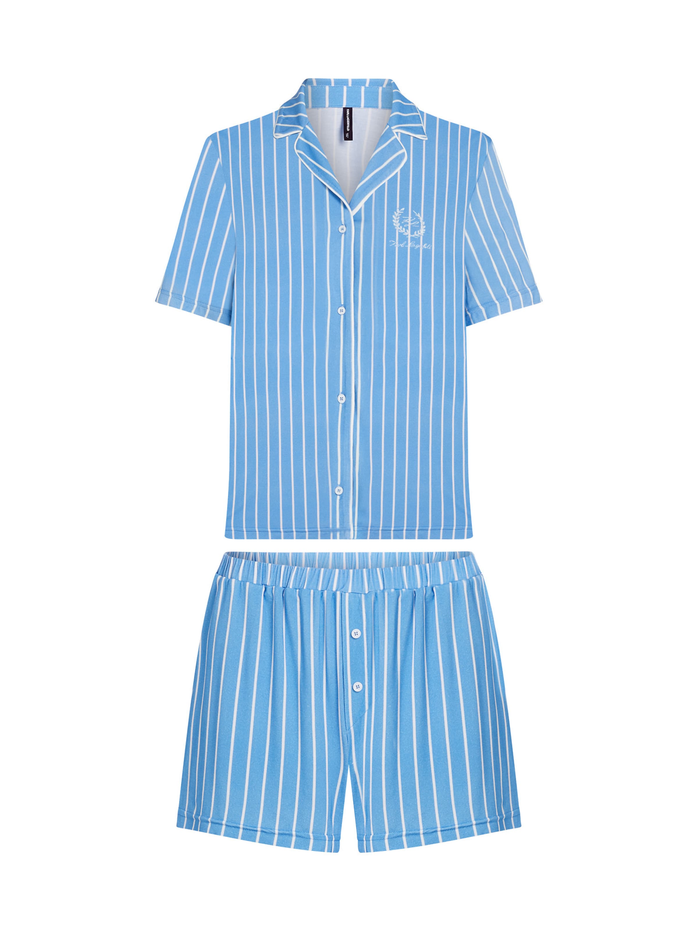 Karl Lagerfeld Πιτζάμα σε μπλε: μπροστά