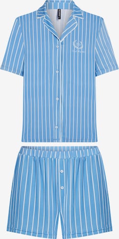 mėlyna Karl Lagerfeld Pižama: priekis