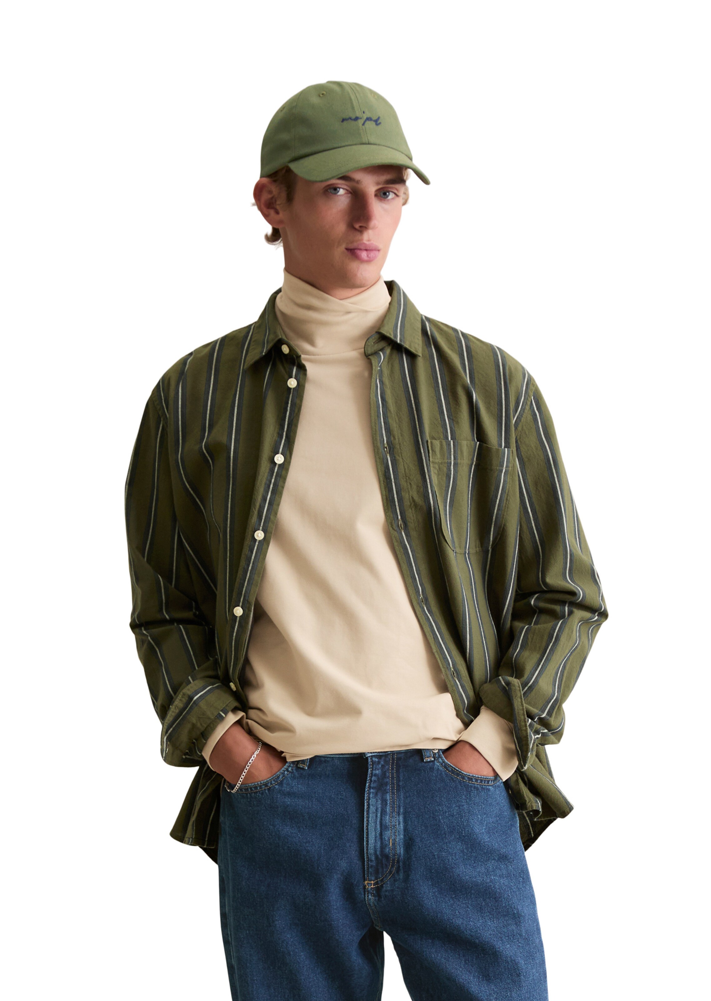 Coupe regular Chemise Marc O'Polo DENIM en vert