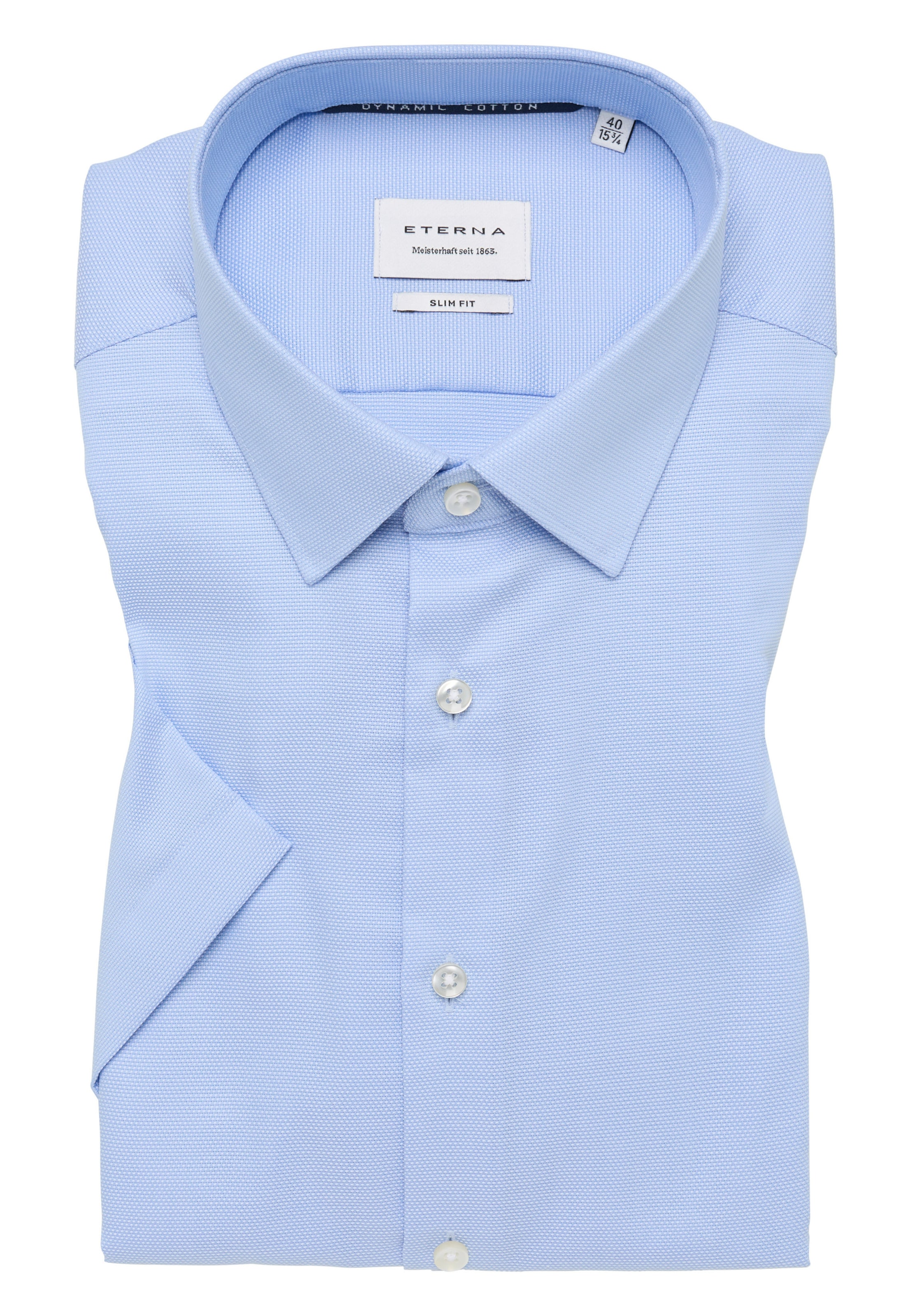 ETERNA Slim fit Business shirt in Blue