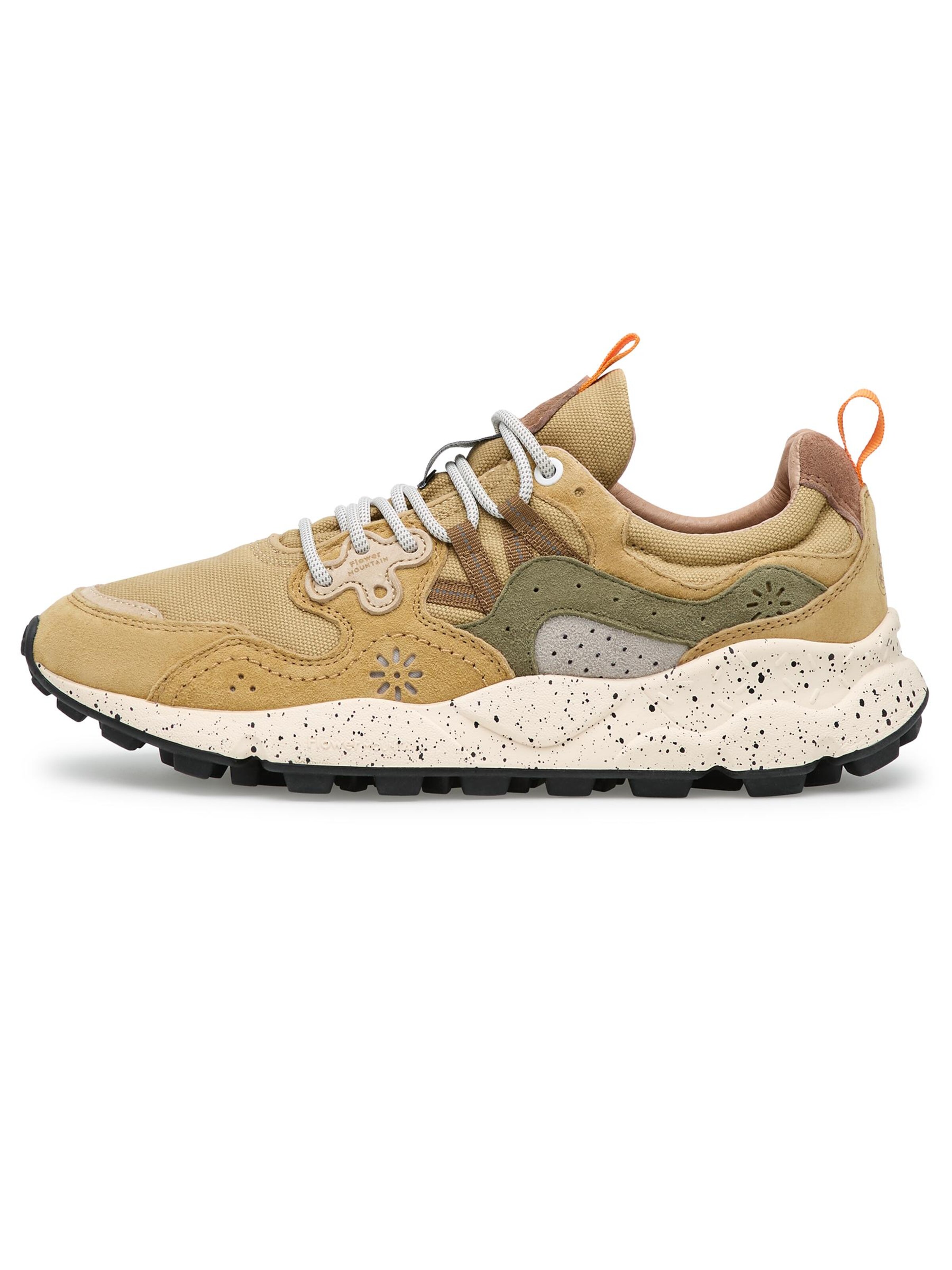 Flower Mountain Sneakers laag 'YAMANO 3 MAN' in Beige: voorkant