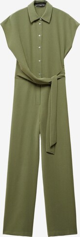 MANGO Jumpsuit 'Juani' in Groen: voorkant