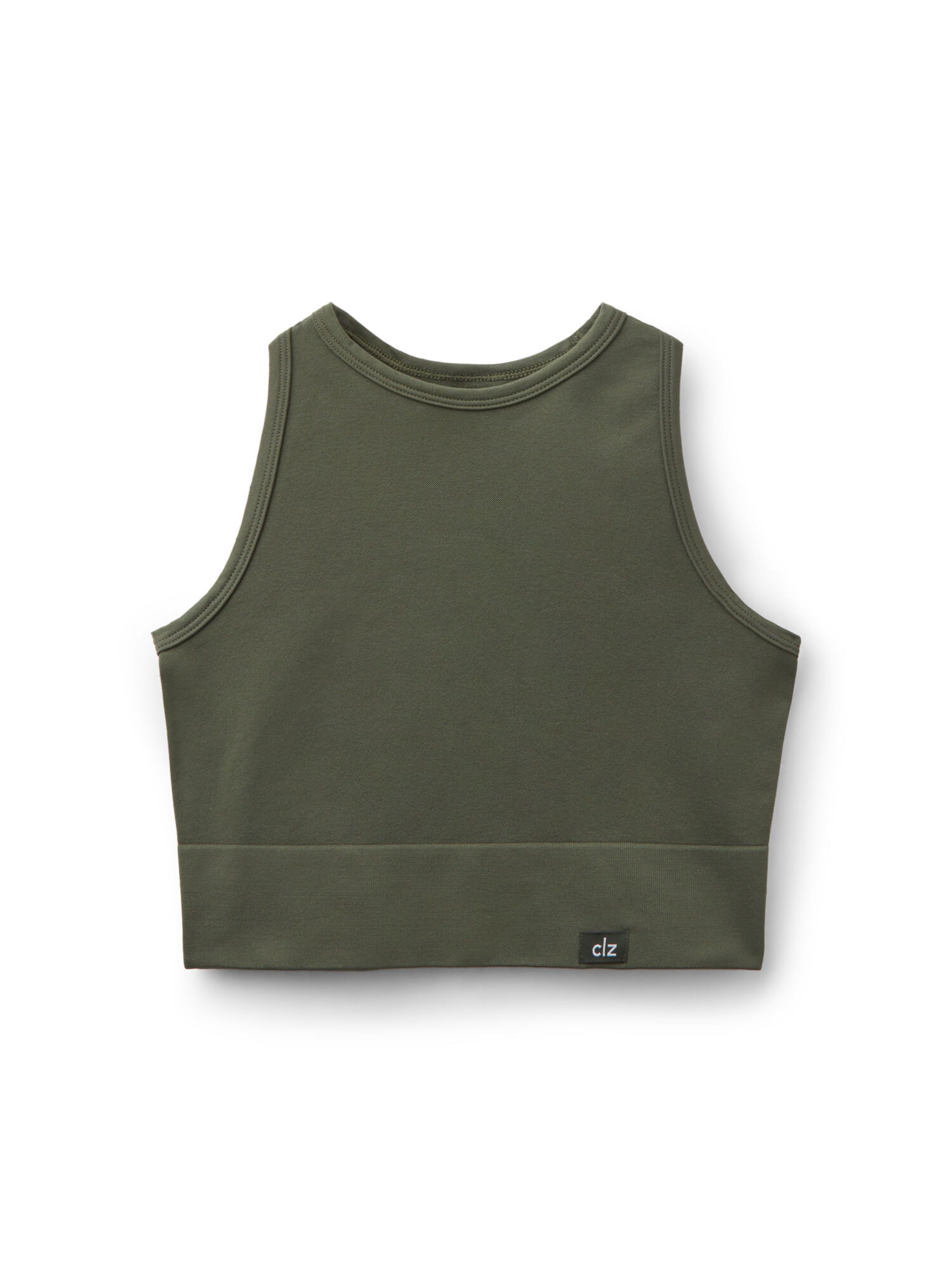 CALZEDONIA Sports Top in Green: front
